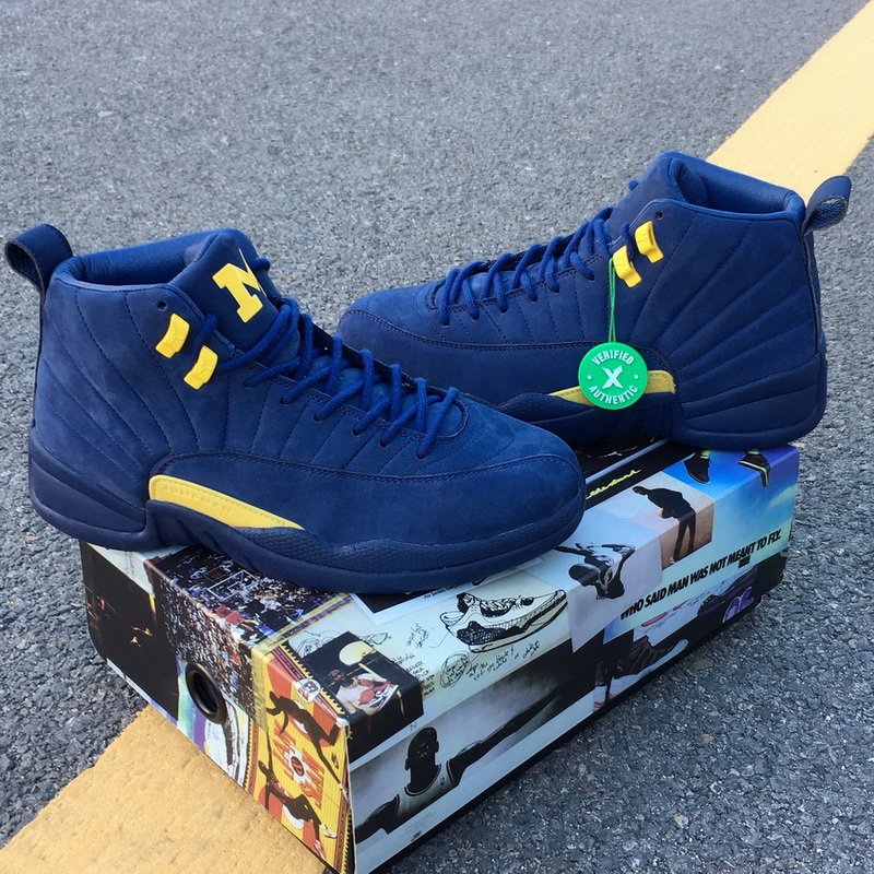 Authentic Air Jordan 12 “Michigan”